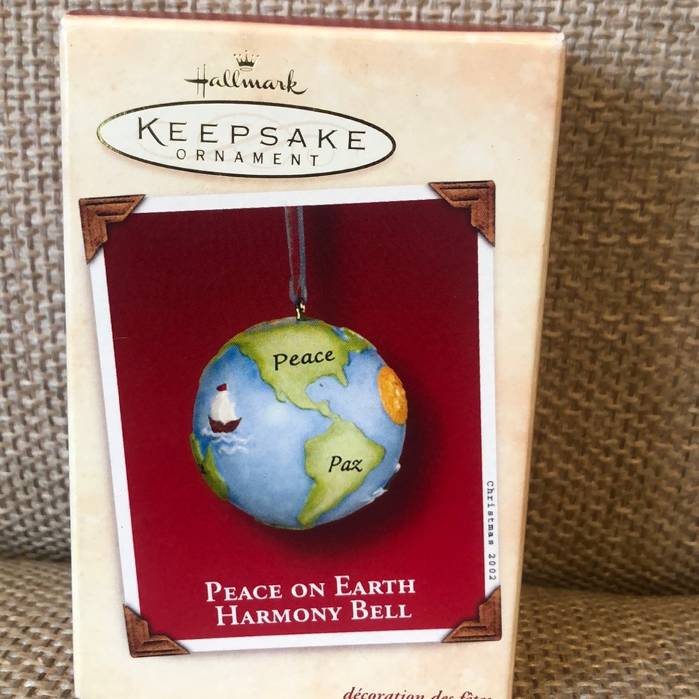 2002 Peace on Earth Harmony Bell Hallmark